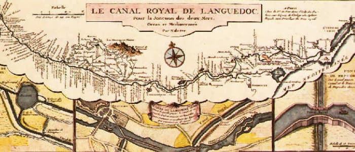 Carte Le Canal Royal de Languedoc