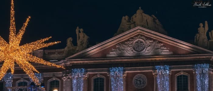 Le Capitole illuminé pour Noël 
