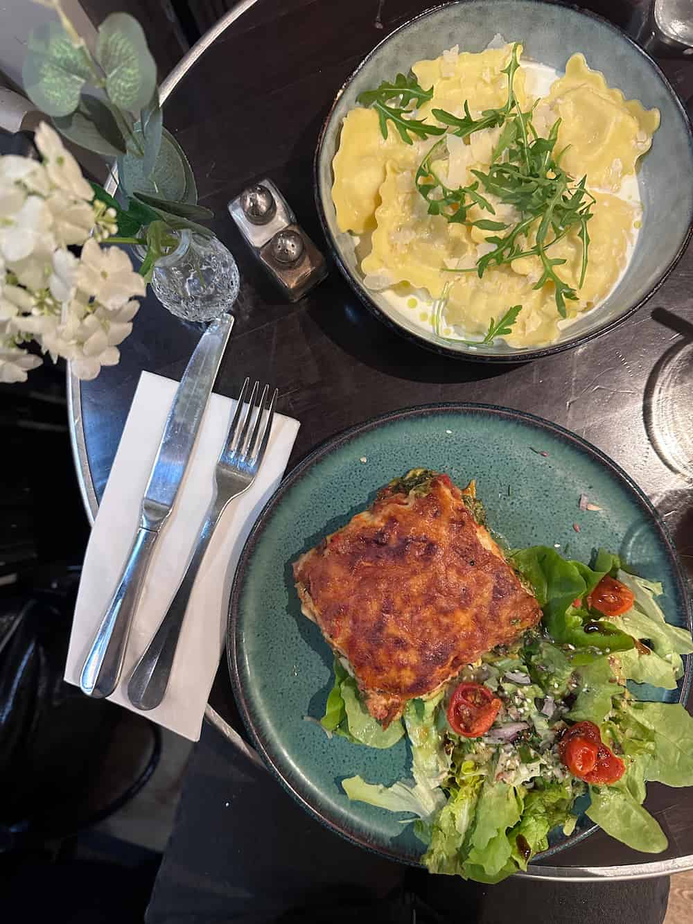 restaurant italien raviolis et lasagnes